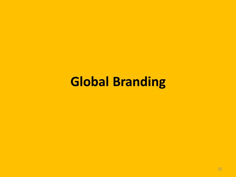 Global Branding 28